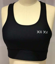 Load image into Gallery viewer, Athleisure - All Black - Classic Race back Key hole Sports Bra