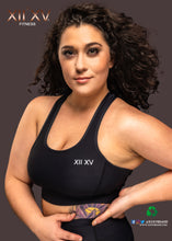 Load image into Gallery viewer, Athleisure - All Black - Classic Race back Key hole Sports Bra