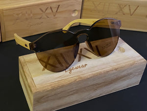 Glasses - Style: Asteria   Lens: Transparent   Color: Coffee