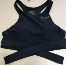 Load image into Gallery viewer, Athleisure -Cross Halter Navy Top
